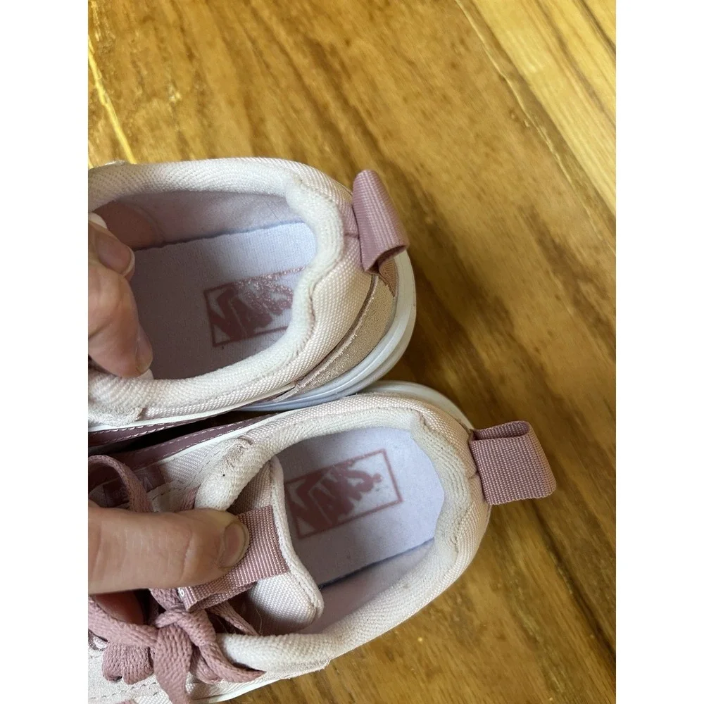Vans Range EXP Kids Sneakers Size 13.5 Pink Lace Up Lightweight Athletic Shoes